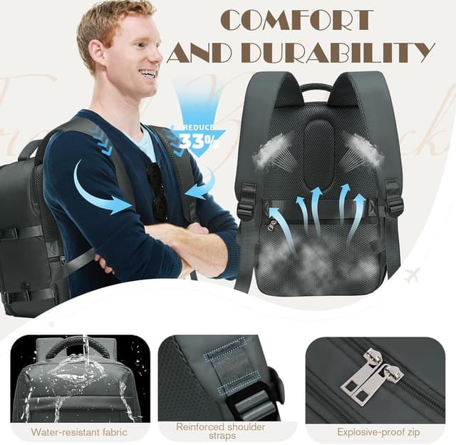 Thumbnail 4 de Yankony Sac à Dos Voyage Cabine 45x36x20 30 L