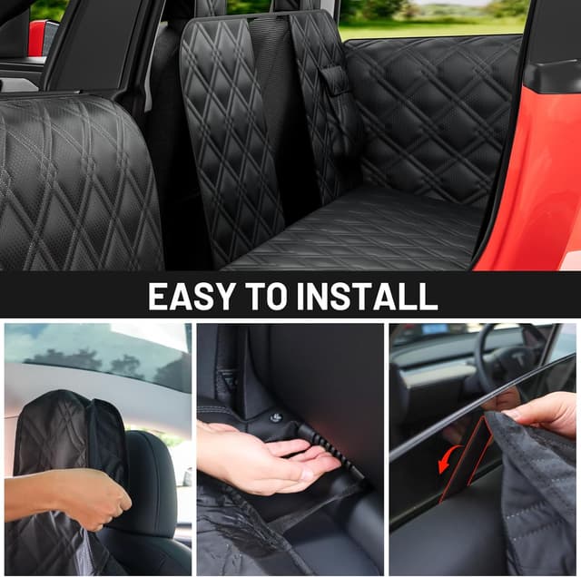 Detalle de Tesla Model Y 2020-2025 dog seat cover
