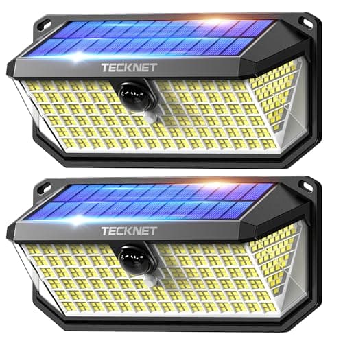 Detalle de TECKNET Luz Solar Exterior 4200lm 416 LED
