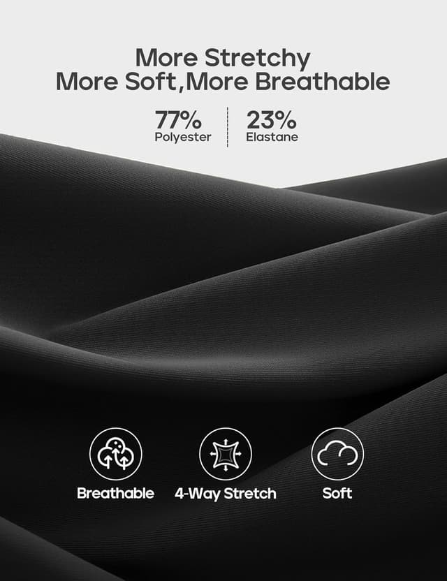 Detalle 2 de Heathyoga Capri Leggings with Pockets for Women (Tummy Control, Knee-Length)