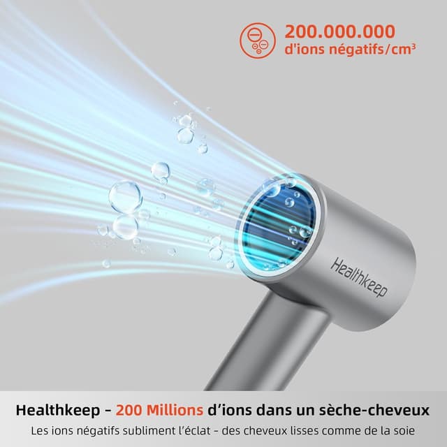 Detalle 2 de Healthkeep sèche-cheveux ionique 1500 W