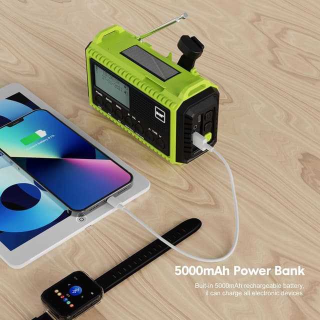 Detalle 1 de Portable DAB+ radio with 5000mAh battery