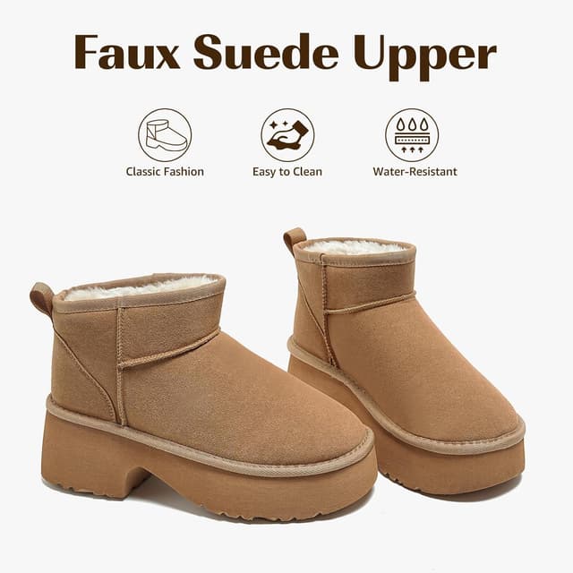 Thumbnail 2 de Mishansha Bottes de Neige Femme 36-42