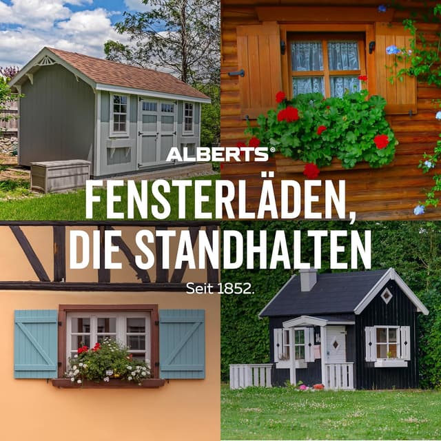 Thumbnail 6 de Alberts 307486 Arrêt de volet tête bergère noir laqué (set de 3) à visser ou à sceller