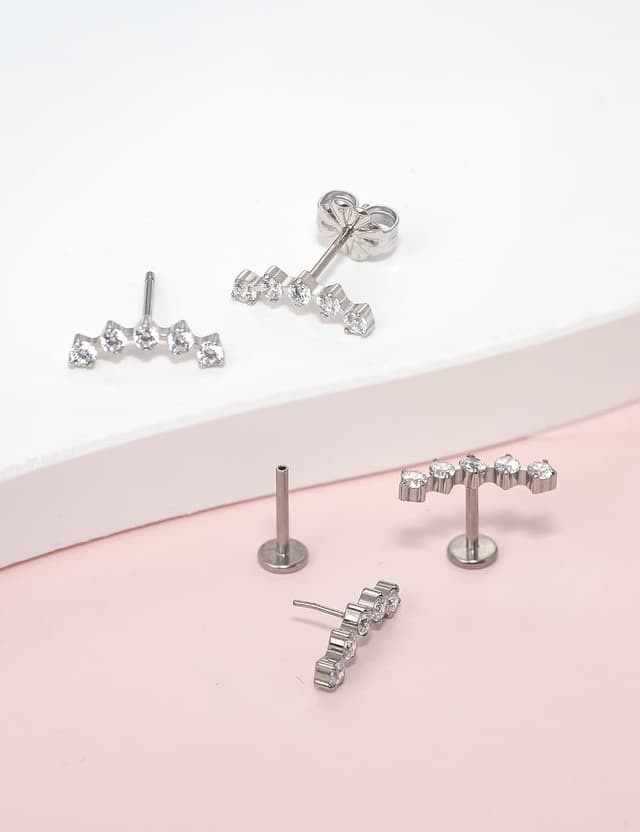 Thumbnail 4 de Limerencia Titan Ohrringe Damen G23 Hypoallergen