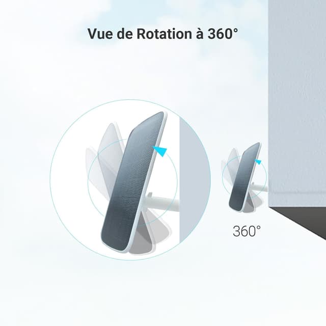 Detalle 2 de EZVIZ Panneau Solaire F 4,2 W pour caméra