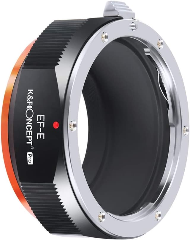 Detalle de K&F CONCEPT Updated EF/EF-S to E Adapter for Canon EF/EF-S to Sony NEX E-mount (Manual focus, no autofocus)