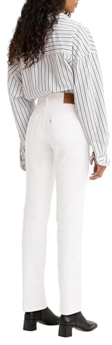 Thumbnail 5 de Levi's 724 High Rise Straight Jeans Mujer 🌼 - Western White