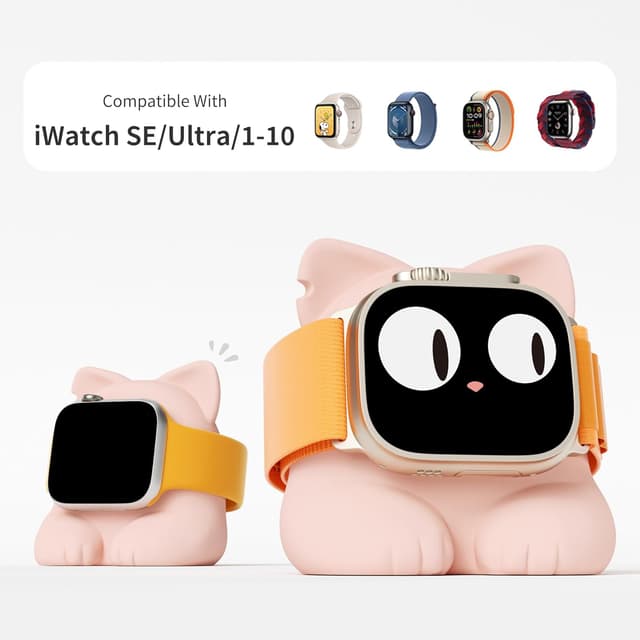 Detalle 2 de ELETIUO Watch Charger Stand, Pink