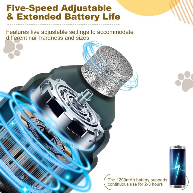 Thumbnail 3 de VINATO Tagliaunghie Elettrico 5 velocità