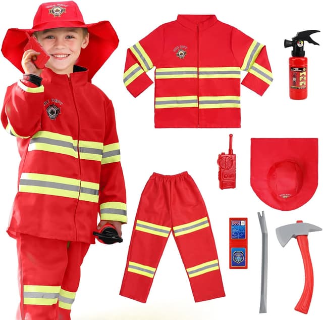 Imagen de AYBUY Costume Pompier Enfants en OfertitasTOP