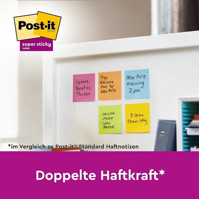 Detalle de Post-It Super Sticky Notes 76 x 76 mm
