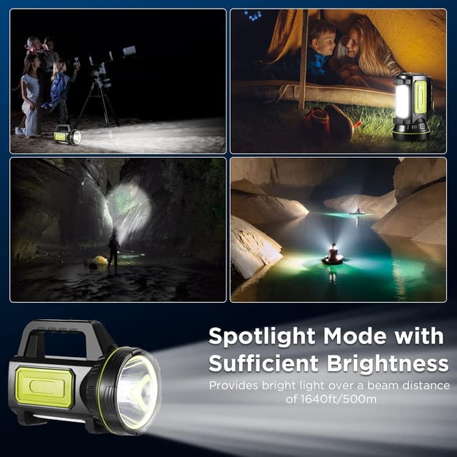 Thumbnail 5 de Vvciic Flashlight Rechargeable Spotlight 1,000 lm 🔦