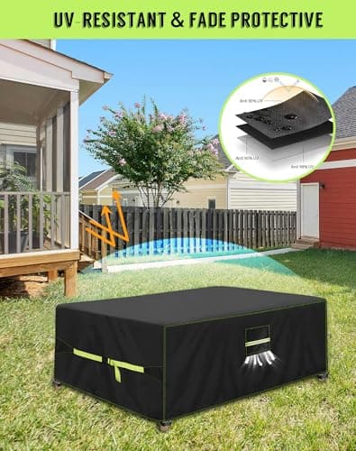 Thumbnail 4 de VDISRR Funda para Mesa Exterior Impermeable 160x150x85cm ☂