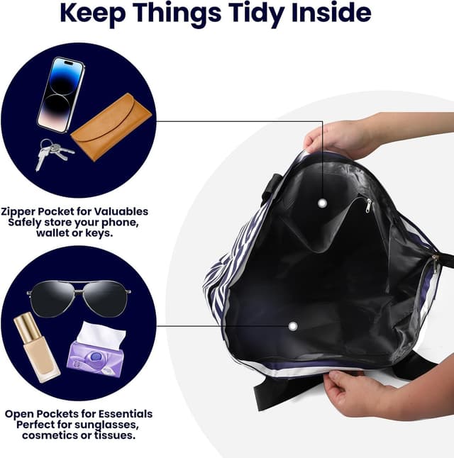 Thumbnail 1 de GTNCE Strandtasche Damen 45 x 36 x 17 cm