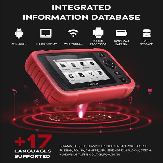 Thumbnail 6 de LAUNCH CRP 129 Evo+ OBD2 : valise auto diagnostic Wi‑Fi multimarque 4 systèmes
