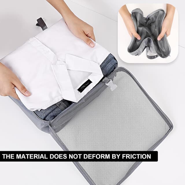 Detalle 2 de AiQInu Rangement Valise Lot de 10 Organiseurs