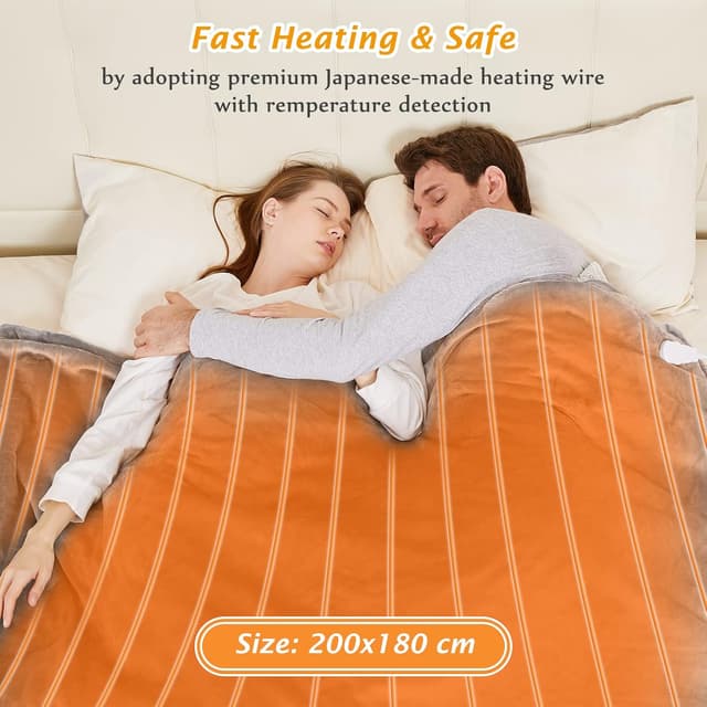 Detalle 2 de Mia&Coco Electric Heated Blanket 200x180cm