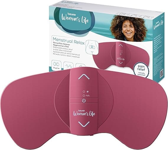 Detalle de Beurer EM 50 Menstrual Relax TENS y calor, recargable ⚡