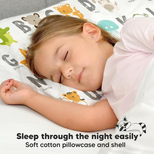 Thumbnail 6 de KeaBabies Toddler Pillow with Pillowcase (13x18) for Ages 2–5, Organic Cotton Travel Bed Pillow