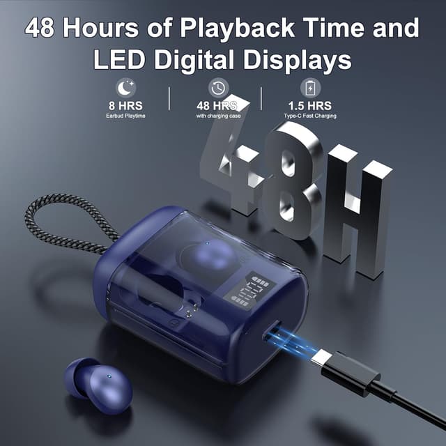 Thumbnail 6 de Bluetooth Schlafkopfhörer Mini 6.0 Blau