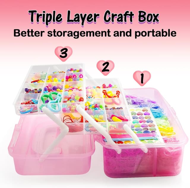 Thumbnail 2 de FunzBo Loom Bänder Set XXL Koffer 15.000+ Gummis