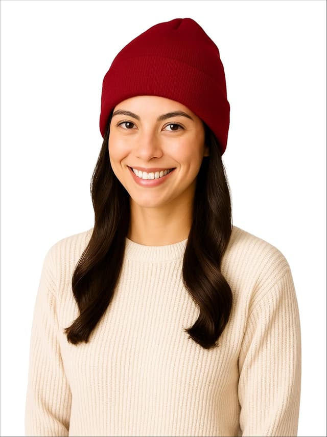 Detalle 2 de DonDon berretto invernale unisex in maglia classico