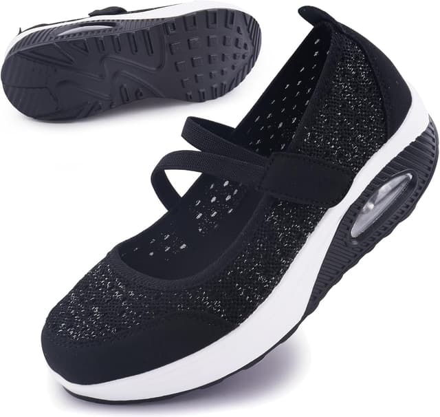 Detalle de Git-up Scarpe da passeggio donna con chiusura regolabile e suola con cuscino d’aria