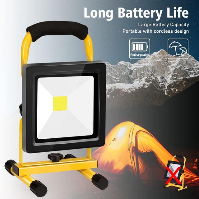 Thumbnail 1 de Edasion 20W LED Rechargeable Work Light 3000LM