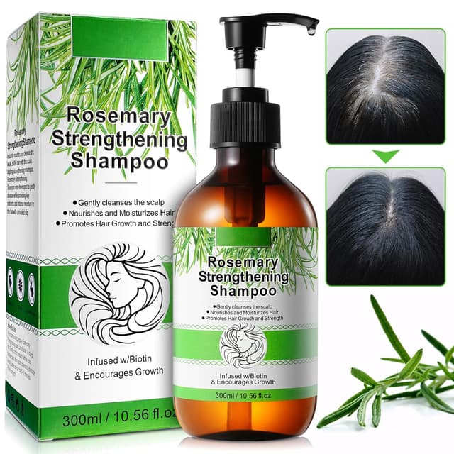 Detalle 2 de Rosmarin Haarwuchs-Shampoo gegen Haarausfall Biotin