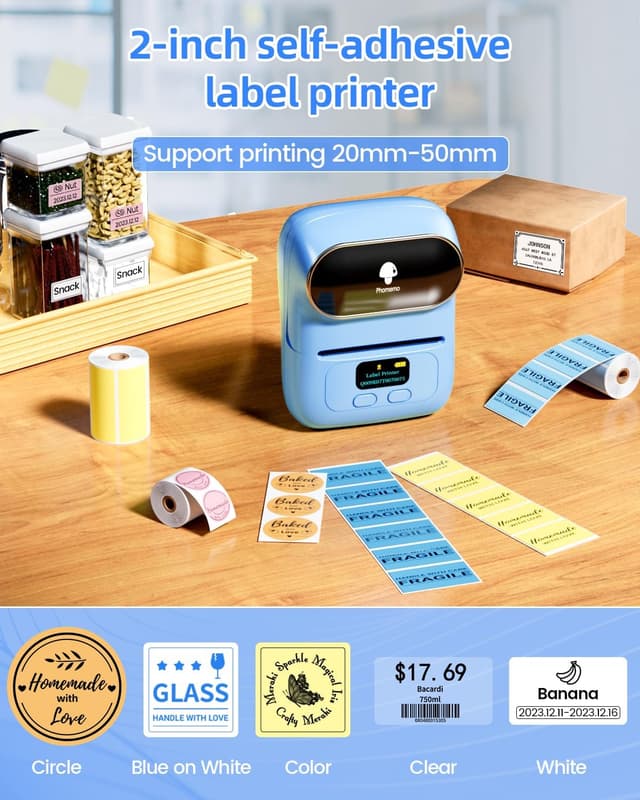 Thumbnail 4 de Phomemo M110 stampante etichette portatile 48 mm