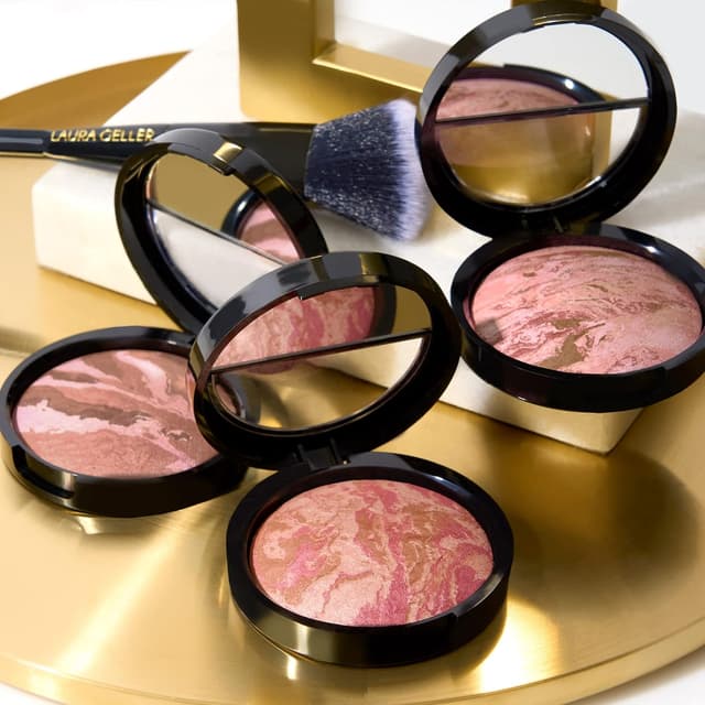 Thumbnail 6 de LAURA GELLER NEW YORK Baked Blush-n-Bronze Marbleized 2-in-1 Sculpting Bronzer Blush — Rose Bronze