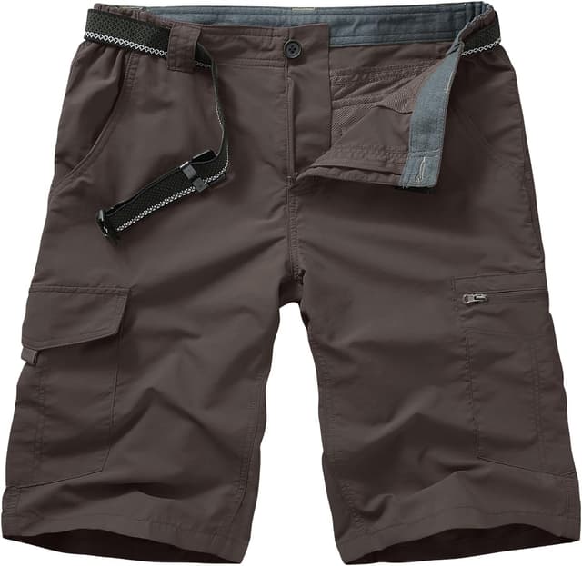 Detalle de mosingle Men’s Walking Hiking Zip-Off Trousers (Safari lightweight quick-dry cargo)