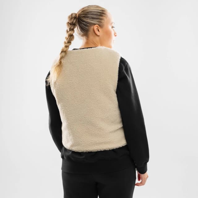 Detalle 2 de Siroko Scape Chaleco reversible de sherpa y acolchado mujer