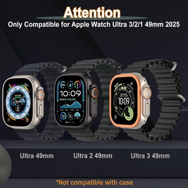 Detalle 2 de Hianjoo Screen Protector for Apple Watch Ultra 3 49mm