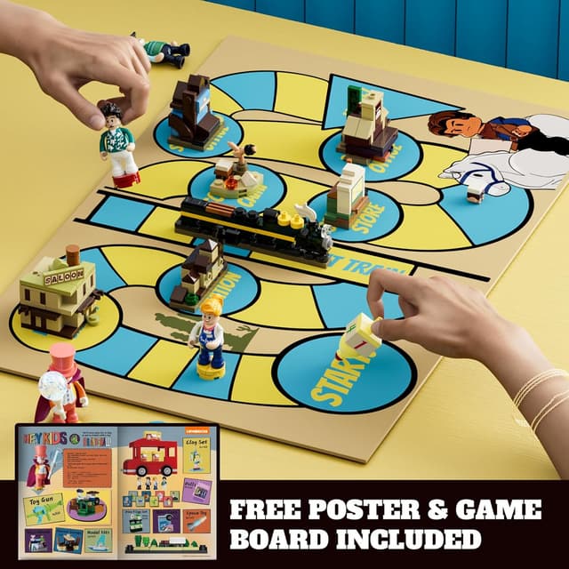 Detalle 2 de Lumibricks Lumibricks Toy Store Building Set with Light (3086 pcs) – modular 2-in-1 Bauhaus & dollhouse model with USB lighting