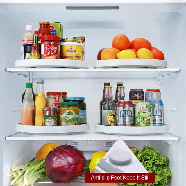 Thumbnail 5 de Set of 4 10-inch Lazy Susan turntables for pantry ๐ฝ