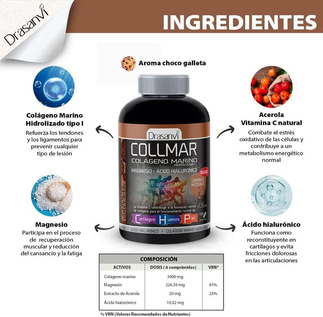 Thumbnail 5 de DRASANVI COLLMAR masticables 180 comprimidos