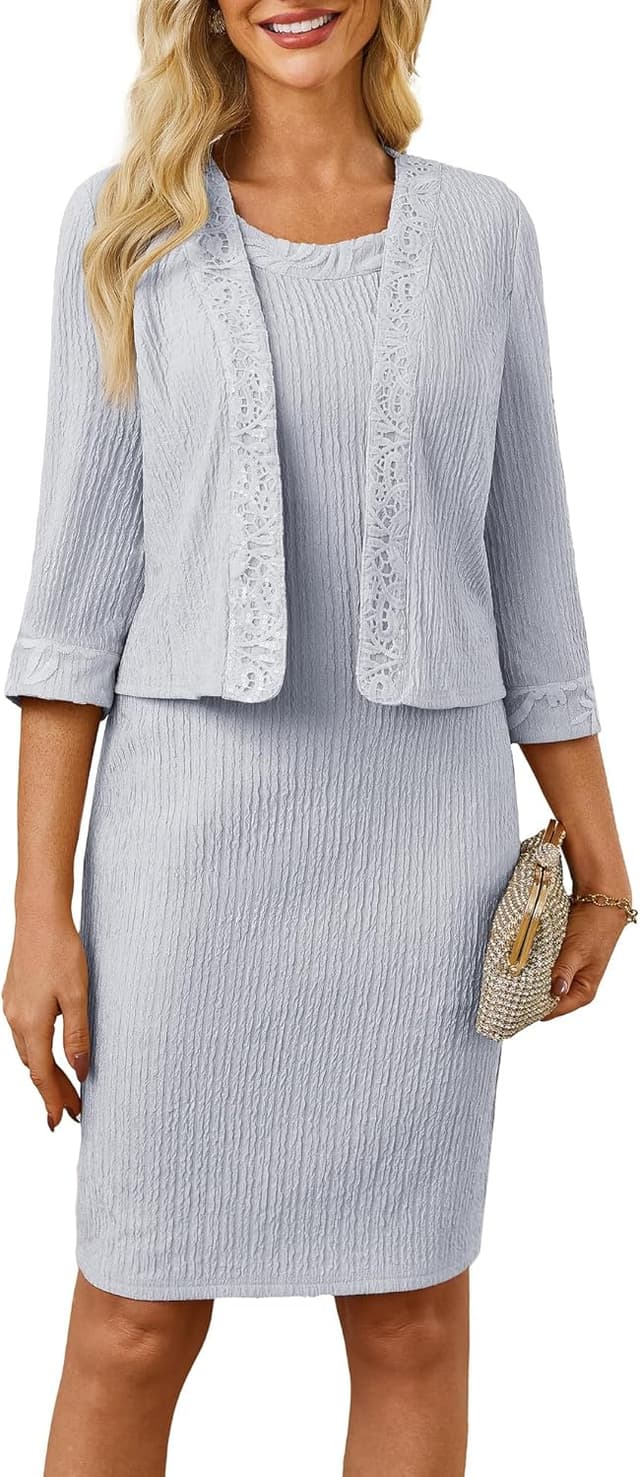 Thumbnail 5 de GRACE KARIN Robe midi élégante 2 pièces