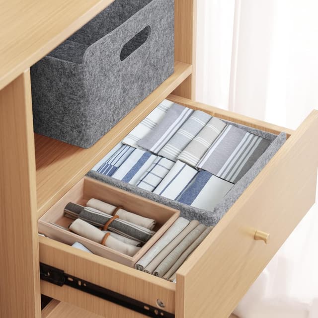 Thumbnail 4 de Cozary Cesta Plegable de Fieltro para Leña y Compras 🛒