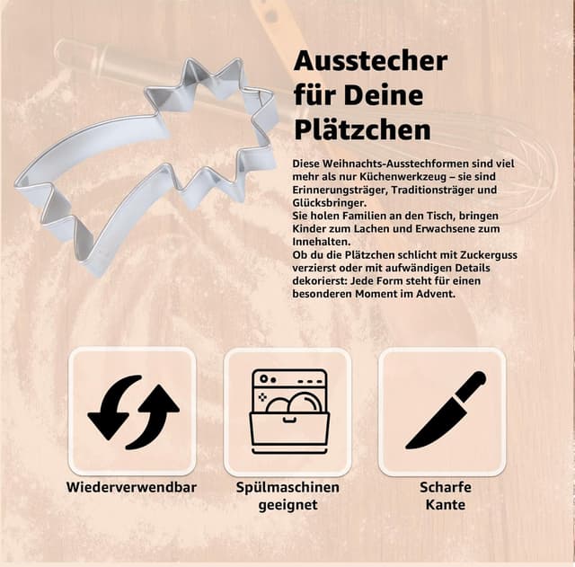 Detalle de Happymas lot de 20 emporte-pièces de Noël