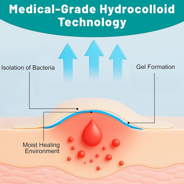 Detalle 2 de SLGCBL Hydrokolloid Pflaster 5 cm Rolle