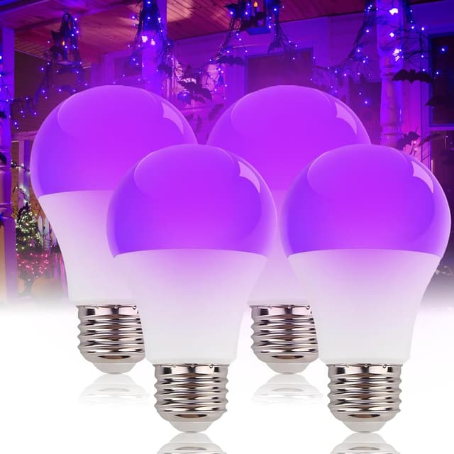 Detalle de LIAISIMI UV Schwarzlichtlampe E27 10 W