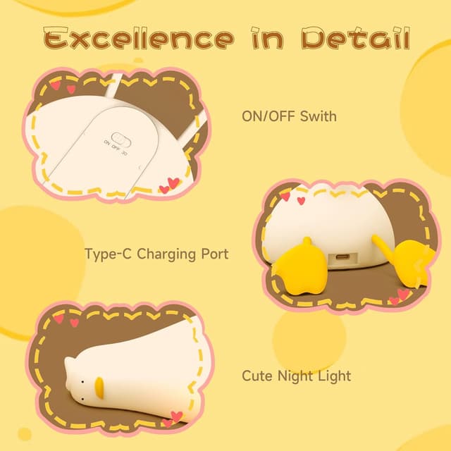 Thumbnail 6 de NesveCit Duck Night Light