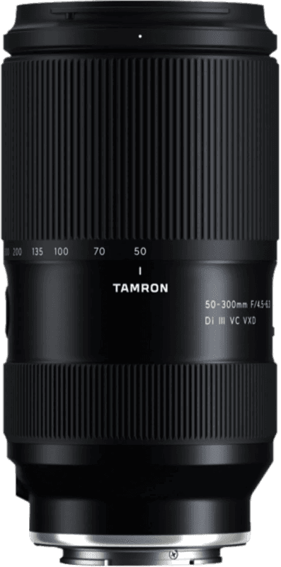 Detalle de Tamron 50-300mm f/4.5-6.3 Di III VC VXD für Sony E (Vollformat) – Zoom mit Bildstabilisierung