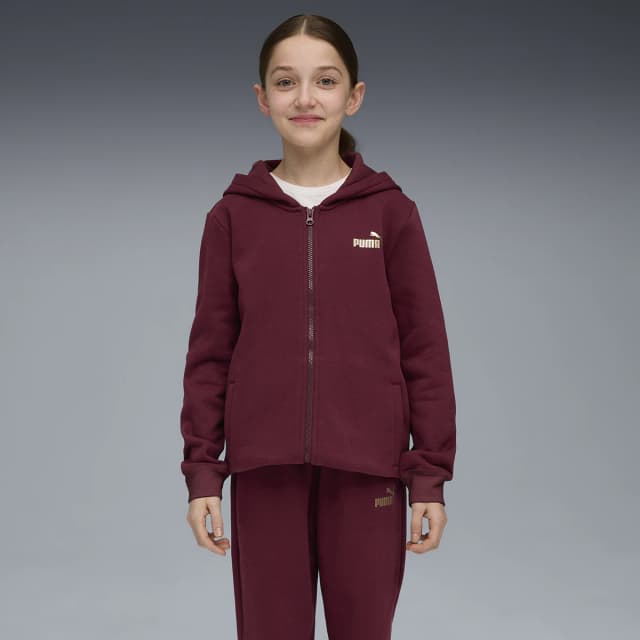 Detalle de Puma Chandal Metallic Hooded Sweat para niñas