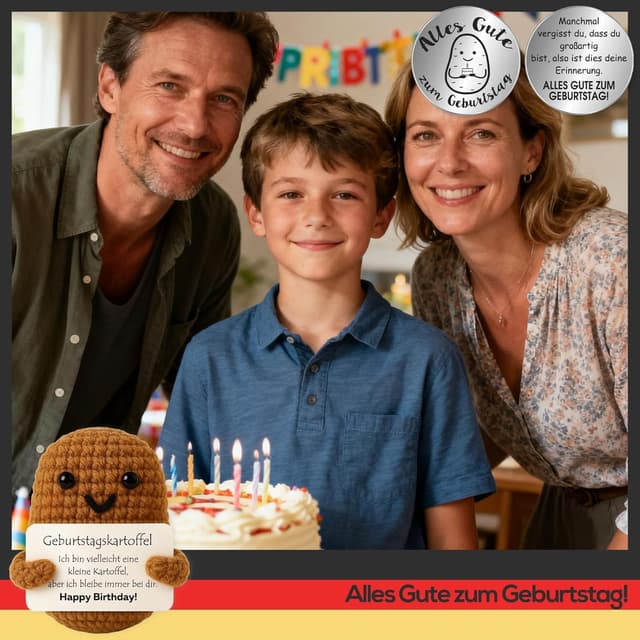 Thumbnail 4 de Tixlux Pocket Hug Positive Kartoffel 5×7 cm