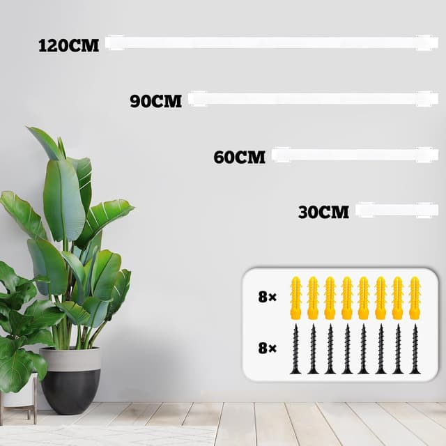 Detalle de Handlauf Treppengeländer innen 90 cm weiß – Treppengeländer Handlauf aus Eisen