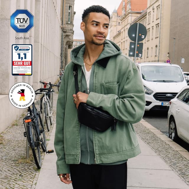 Thumbnail 2 de Berliner Bags Noah riñonera piel