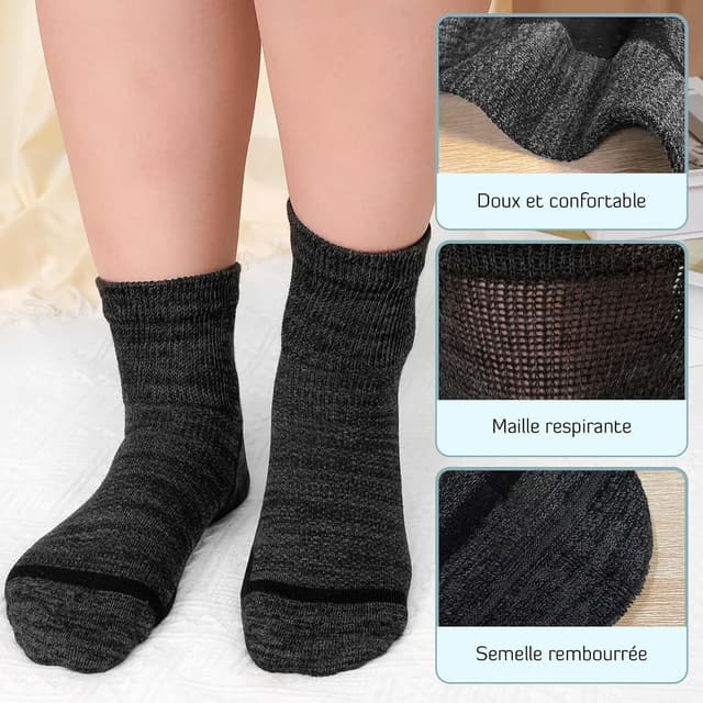 Thumbnail 3 de LOFIR Chaussettes Diabétiques Bambou 5 paires 39-46